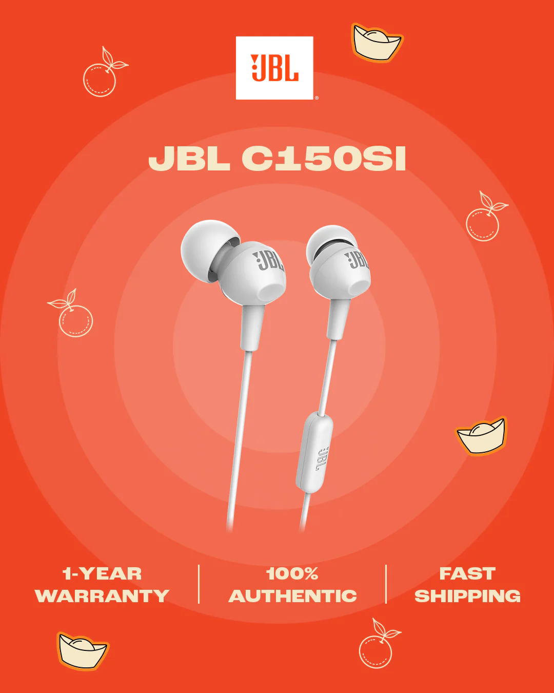 JBL C150SI In-ear headphones