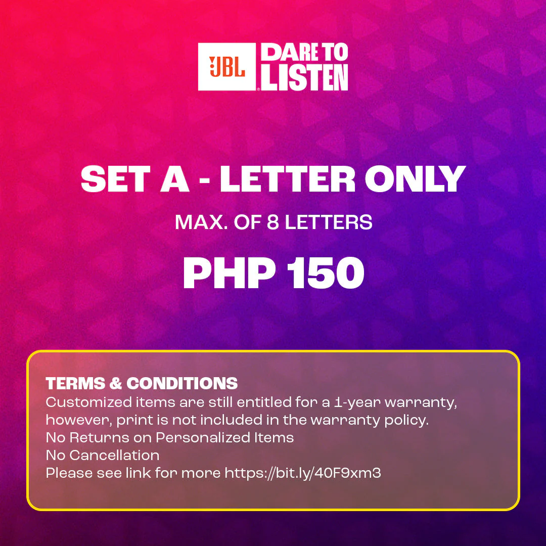 JBL Customization SET A (Letters Only) - Image 4