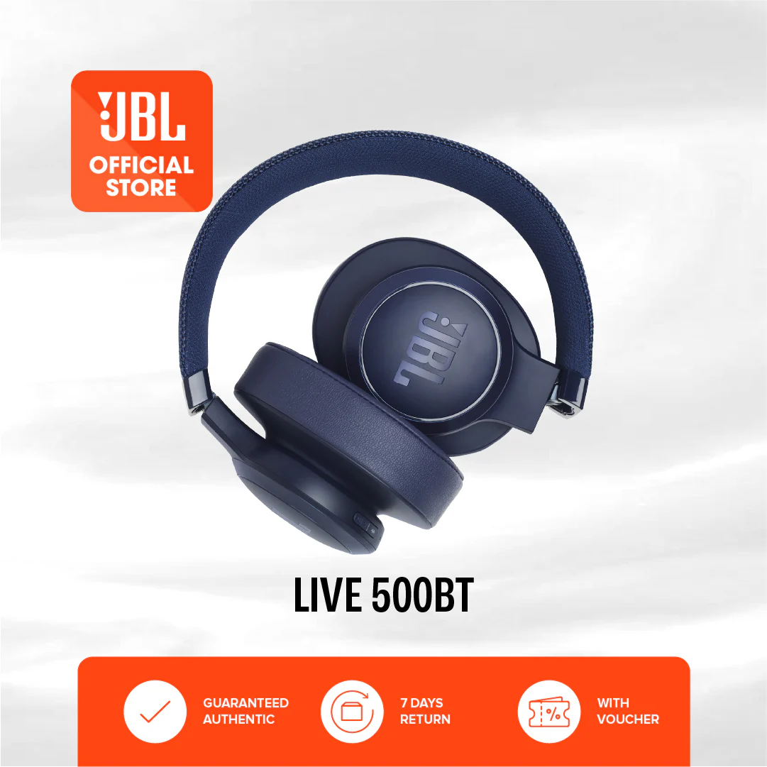 JBL Live 500BT Wireless Over Ear Headphones - Image 2